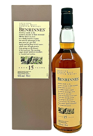 Benrinnes 15 Year Old Flora and Fauna Single Malt Scotch Whisky