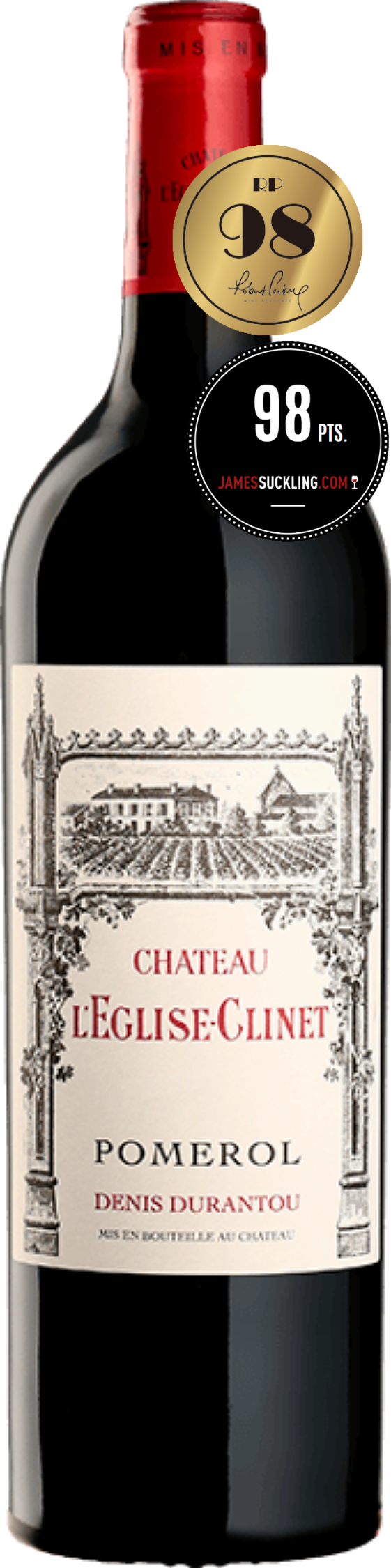 Chateau L'Eglise Clinet 2017 (RP:98, JS:98)