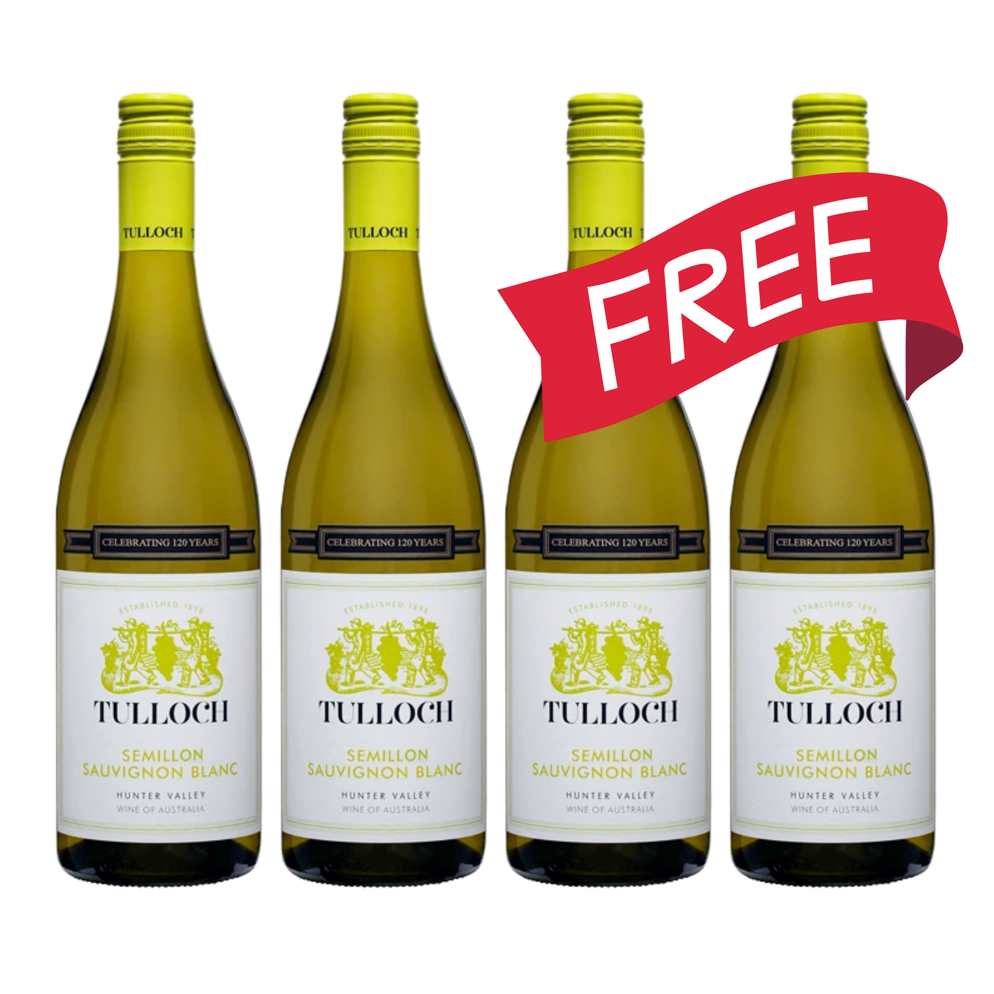 買二送二 Buy 2 Get 2 Free Tulloch Semillon Sauvignon Blanc 2018 (James Halliday: 86)