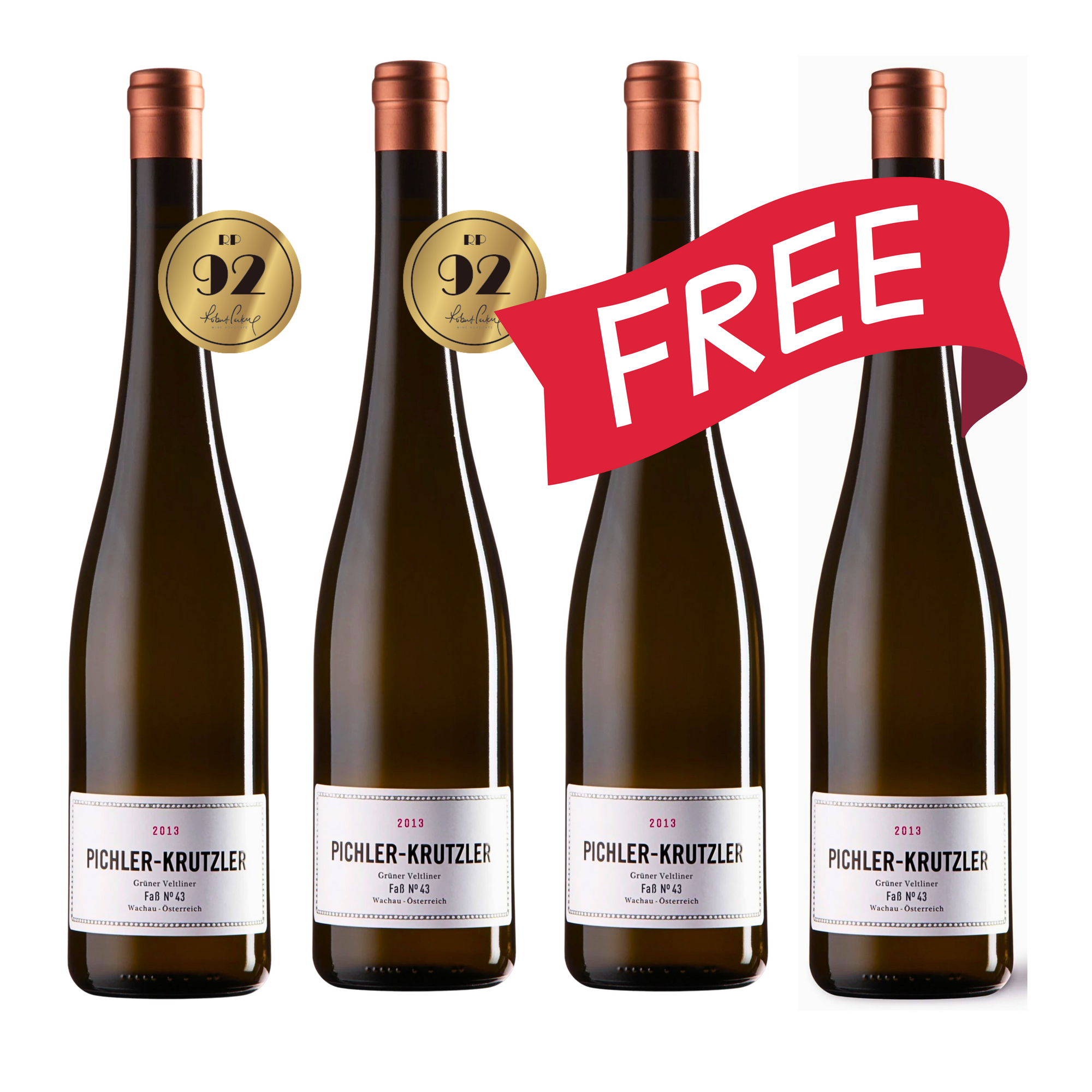 買二送二 Buy 2 Get 2 Free Pichler Krutzler Gruner Veltliner Fass 43 2011 (RP:92+)