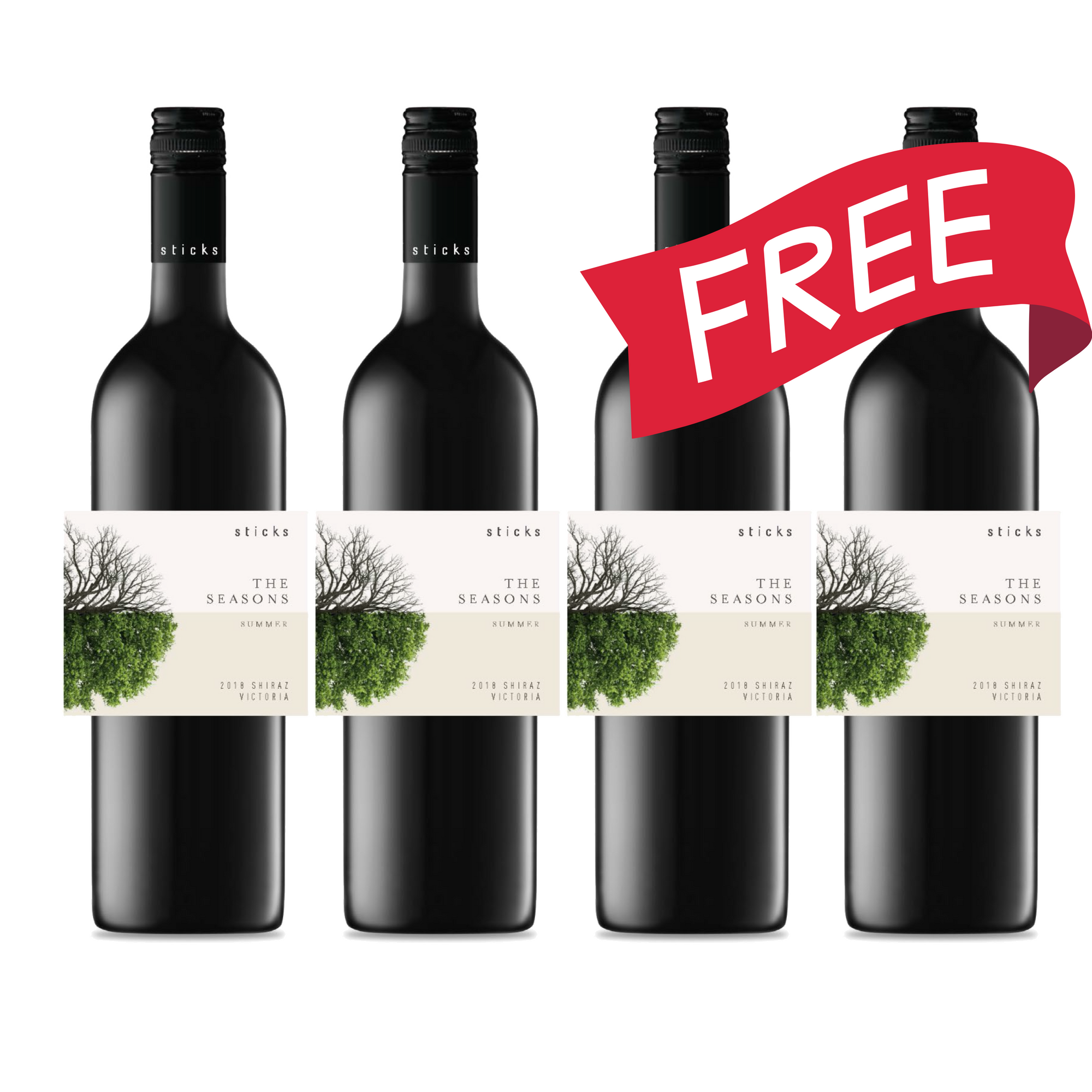 買二送二 Buy 2 Get 2 Free Sticks The Seasons 'Summer' Shiraz 2018