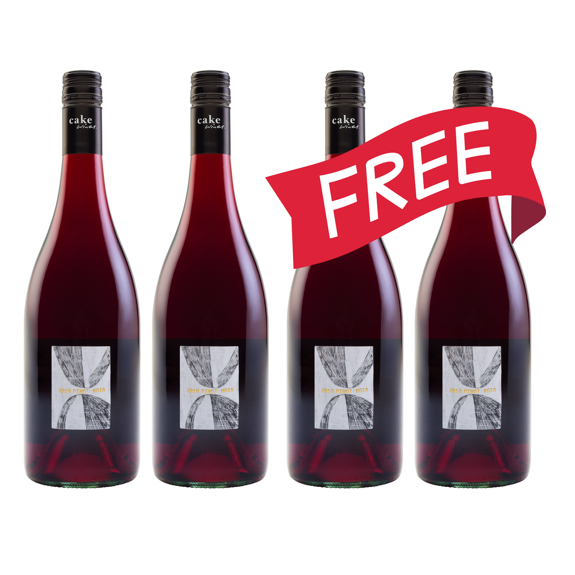 買二送二 Buy 2 Get 2 Free Cake Pinot Noir 2018