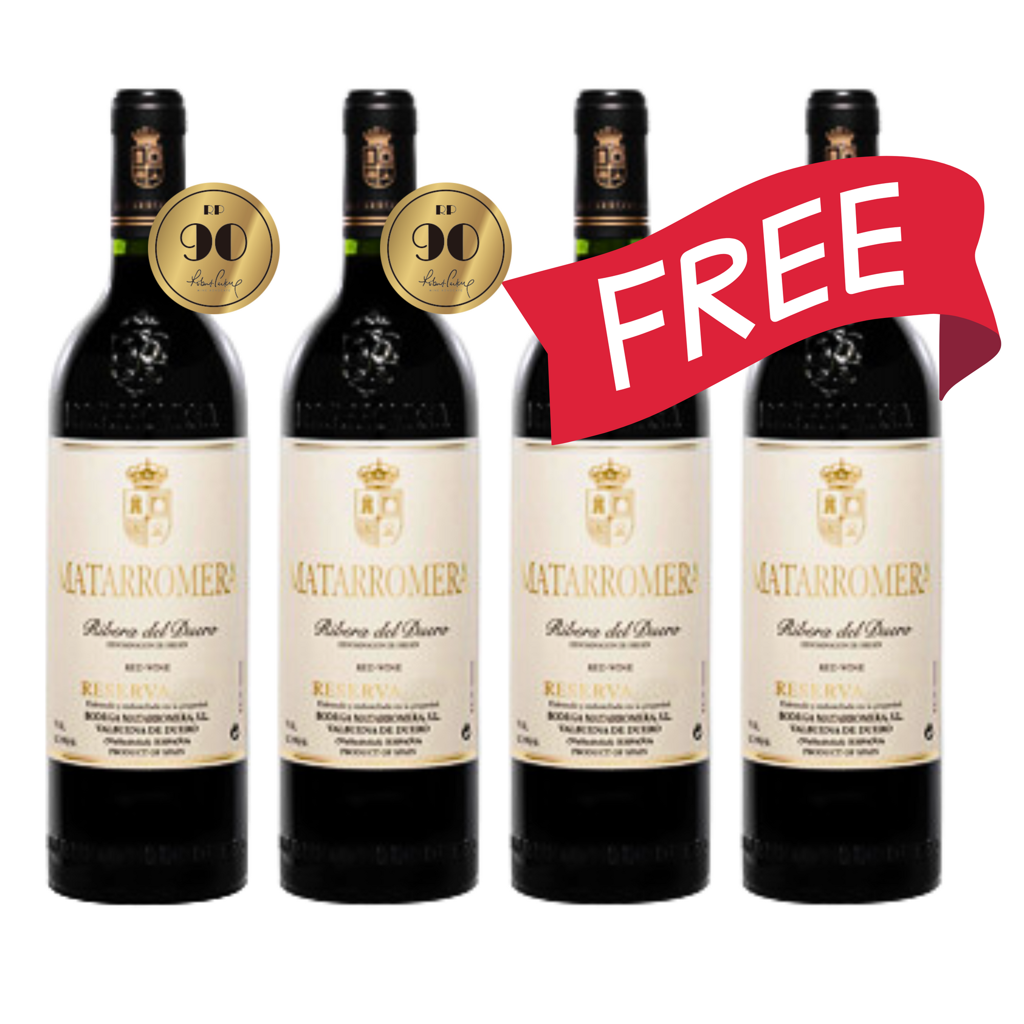 買二送二 Buy 2 Get 2 Free Matarromera Reserva 2008 (RP:90)