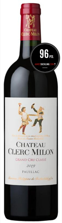 Château Clerc Milon 2019 (JS:96)
