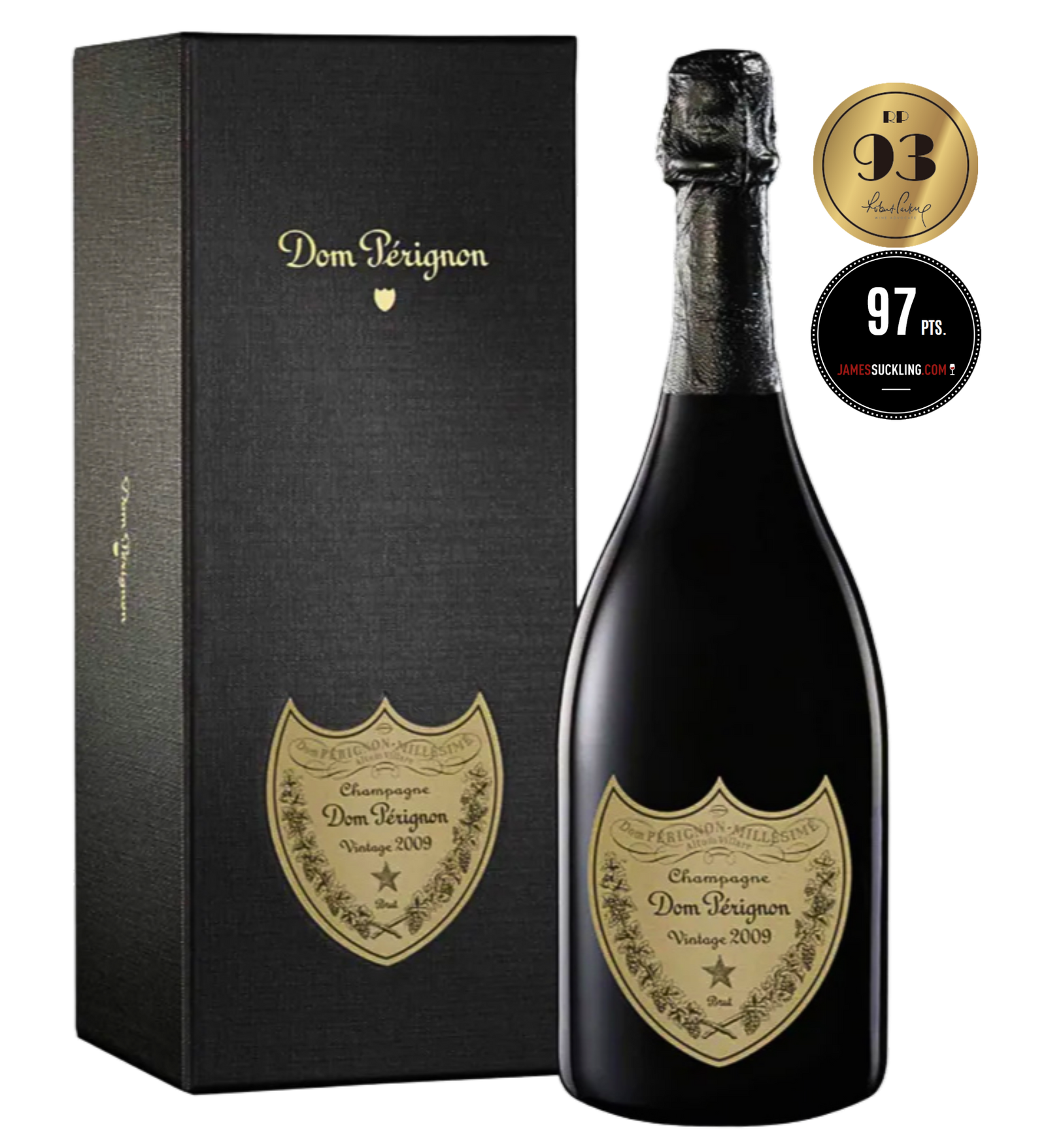 Dom Pérignon 2009 <br> with Gift Box<br>(RP:93, JS:97)