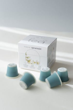 希臘有機草本茶膠囊 <br>Teapsule Organic Spearmint <br> 綠薄荷 - 10 capsules